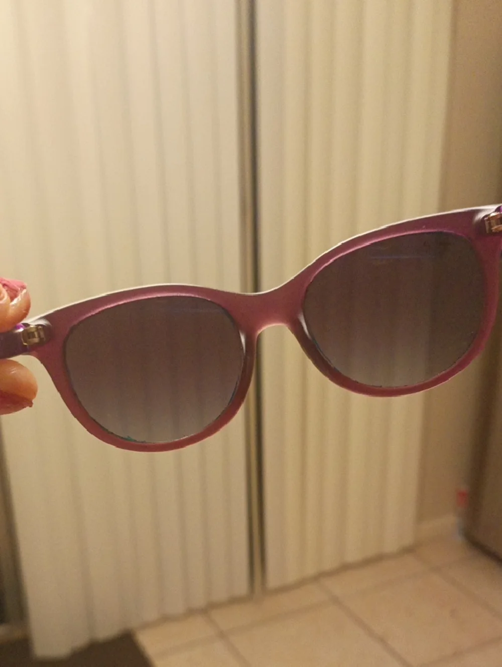Ray-Ban Purple Kids Sunglasses with Dark Lenses